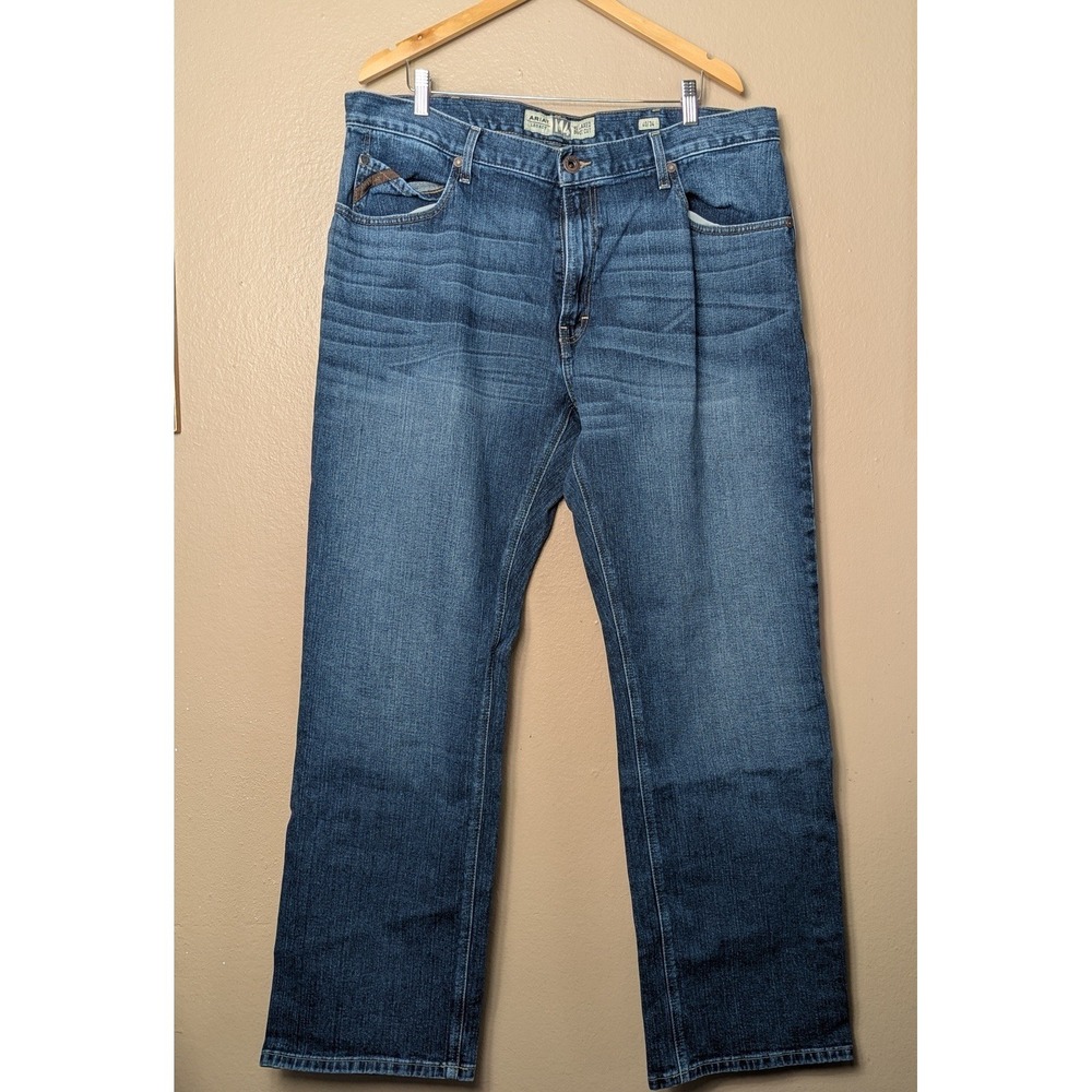 Ariat‎ M4 Legacy Jeans Mens 40x34 Kilroy Low Rise Relaxed Boot Cut Stretch Denim